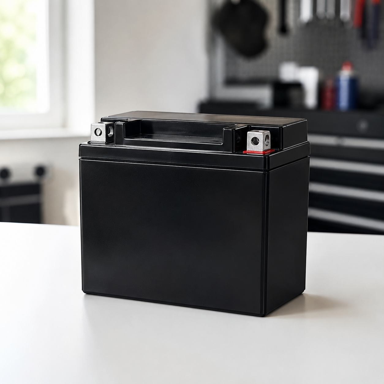 Maintenance-Free Battery — Dr Scooty Prayagraj